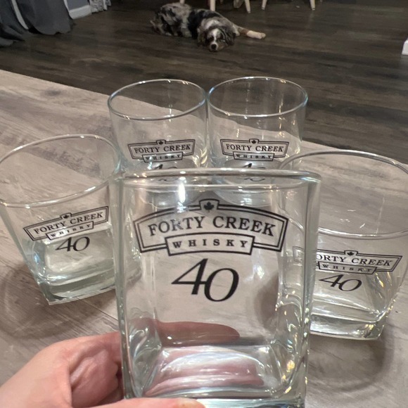 Forty Creek Whisky glasses- set of 5 - Picture 3 of 7